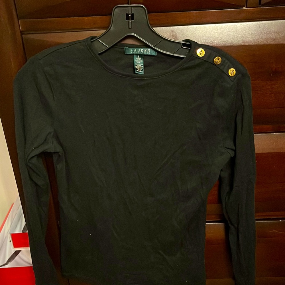 Long sleeved black shirt